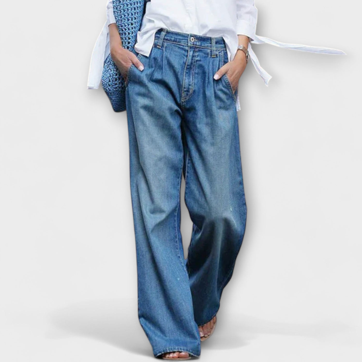 Ava - High-quality wide-leg jeans