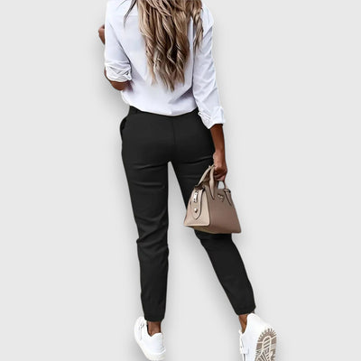 Lina – Business style slim fit jogger trousers